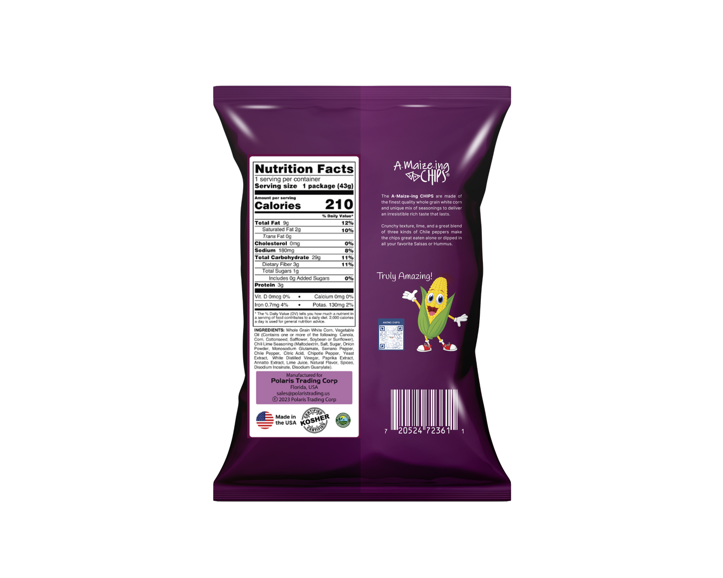 Chili-Lime Flavor - 1.5oz Single Serve Bag