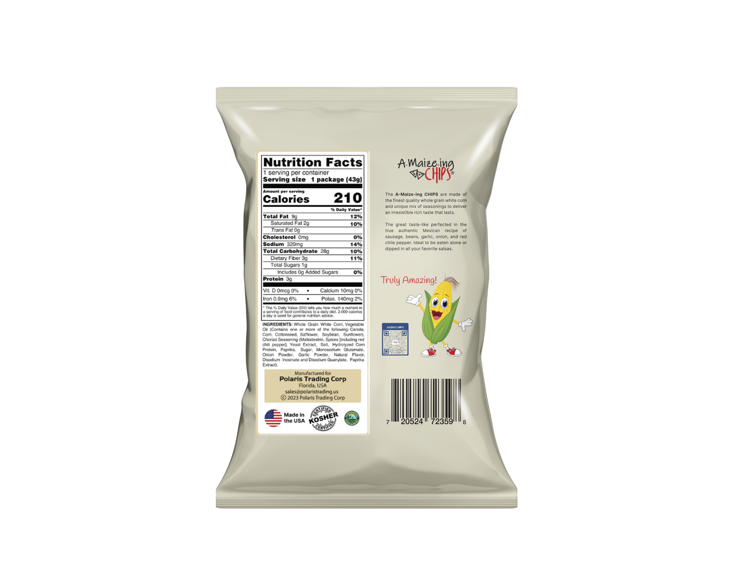Chorizo Flavor - 1.5oz Single Serve Bag