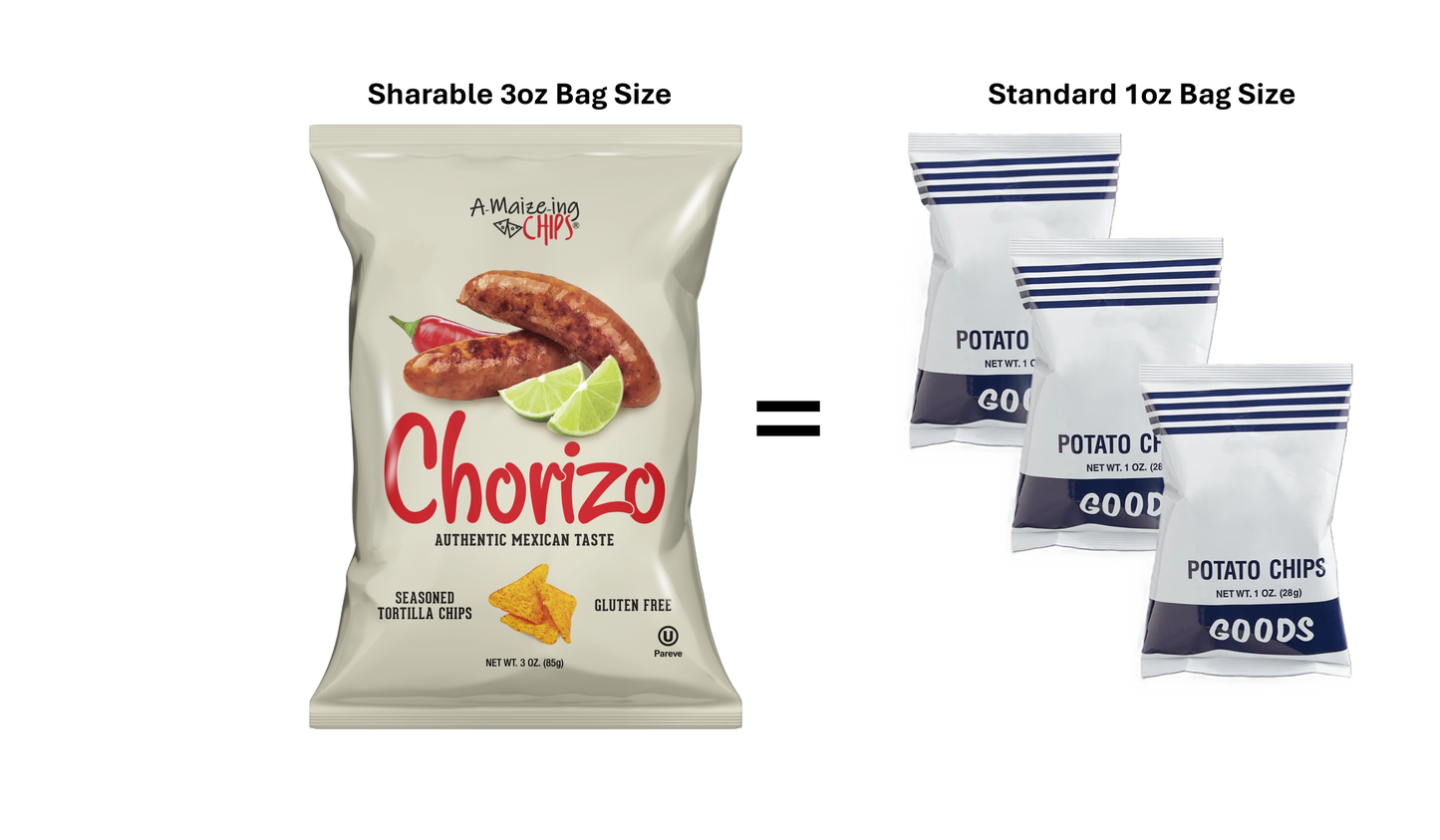 Chorizo Flavor - 3oz BIG GRAB Bag