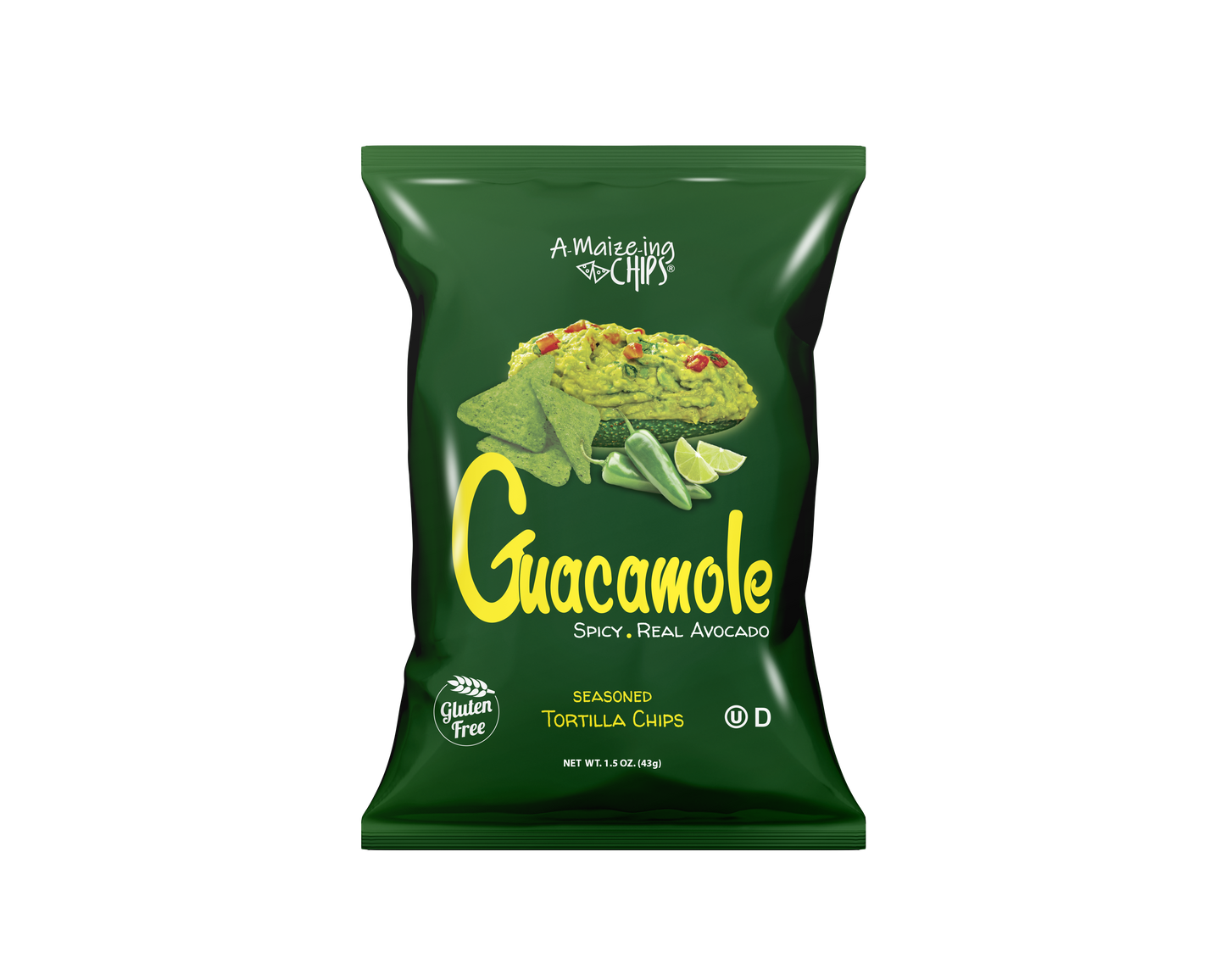 Guacamole Flavor - 1.5oz Single Serve Bag